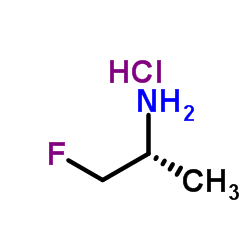 (R)-1-Fluoropropan-2-amine hydrochloride structure