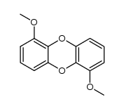 1,6-Dimethoxy-dibenzo[1,4]dioxin结构式