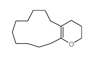 2H-Cyclododeca(b)pyran, 3,4,5,6,7,8,9,10,11,12,13,14-dodecahydro- Structure