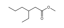 methyl 3-ethylhexanoate Structure