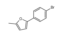 2-(4-bromophenyl)-5-methylfuran Structure