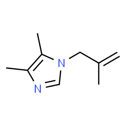 1H-Imidazole,4,5-dimethyl-1-(2-methyl-2-propenyl)-(9CI) structure