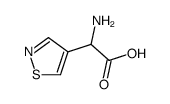 2-amino-2-(1,2-thiazol-4-yl)acetic acid结构式