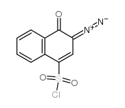 2-Diazo-1-naphthol-4-sulfonyl chloride structure