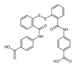 4,4'-dithiobis(2,1-phenylenecarbonylimino)bisbenzoic acid Structure