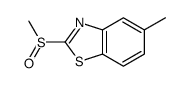 Benzothiazole, 5-methyl-2-(methylsulfinyl)- (7CI,8CI)结构式