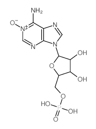 5'-Adenylicacid, 1-oxide结构式