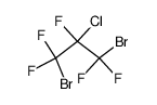 Propane, 1,3-dibromo-2-chloro-1,1,2,3,3-pentafluoro- Structure