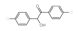 1,2-双(4-氯苯基)-2-羟基乙酮结构式