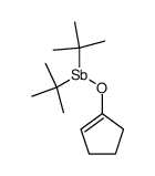 (t-C4H9)2SbOC5H7结构式