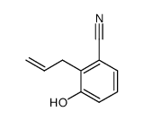 Benzonitrile, 3-hydroxy-2-(2-propenyl)- (9CI) structure