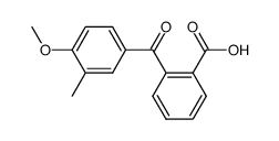 2-(3-methyl-4-methoxybenzoyl) benzoic acid结构式