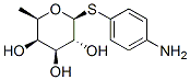 4-Aminophenyl-B-D-thiofucopyranoside结构式