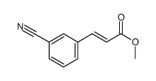 3-(3-CYANO-PHENYL)-ACRYLIC ACID METHYL ESTER Structure