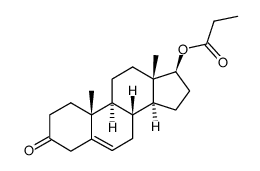 17β-propionyloxy-androst-5-en-3-one结构式