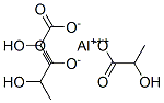 Tris(2-hydroxypropionic acid)aluminum salt structure