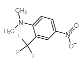 2-trifluoromethyl-n,n-dimethyl-4-nitroaniline Structure