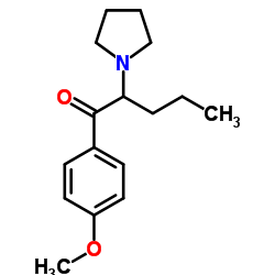 4'-Methoxy-α-pyrrolidinopentiophenone Structure