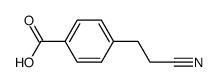 4-(2-cyanoethyl)benzoic acid Structure