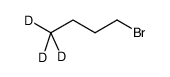 溴丁烷-D3结构式