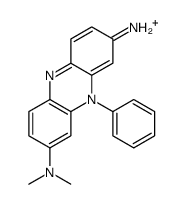 2-N,2-N-dimethyl-10-phenylphenazin-10-ium-2,8-diamine结构式