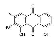 1,2,8-TRIHYDROXY-3-METHYLANTHRAQUINONE Structure