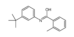 N-(3-tert-butylphenyl)-2-methylbenzamide Structure