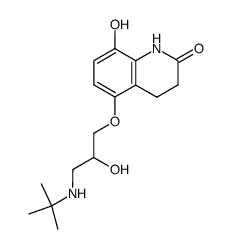 8-Hydroxycarteolol结构式