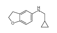 N-(cyclopropylmethyl)-2,3-dihydro-1-benzofuran-5-amine Structure