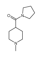 Methanone,(1-methyl-4-piperidinyl)-1-pyrrolidinyl- Structure