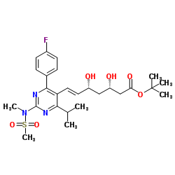 ent-Rosuvastatin tert-Butyl Ester structure