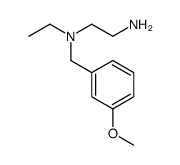 N'-ethyl-N'-[(3-methoxyphenyl)methyl]ethane-1,2-diamine Structure