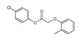 (4-chlorophenyl) 2-(2-methylphenoxy)acetate Structure