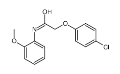 2-(4-chlorophenoxy)-N-(2-methoxyphenyl)acetamide Structure