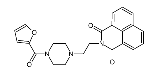 2-[2-[4-(furan-2-carbonyl)piperazin-1-yl]ethyl]benzo[de]isoquinoline-1,3-dione Structure