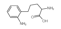 2-amino-5-(2-aminophenyl)pentanoic acid structure