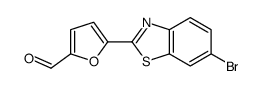 5-(6-bromo-1,3-benzothiazol-2-yl)furan-2-carbaldehyde结构式