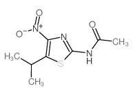 Acetamide,N-[5-(1-methylethyl)-4-nitro-2-thiazolyl]-结构式