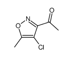 Ketone, 4-chloro-5-methyl-3-isoxazolyl methyl (5CI) Structure