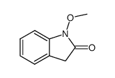 1,3-dihydro-1-Methoxy-2H-Indol-2-one结构式