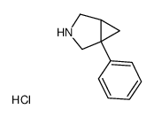 (-)-1-Phenyl-3-azabicyclo[3.1.0]hexane hydrochloride Structure