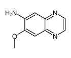 6-Quinoxalinamine,7-methoxy-(9CI) structure