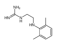 2-[2-(2,6-dimethylanilino)ethyl]guanidine结构式