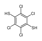 2,3,5,6-tetrachlorobenzene-1,4-dithiol结构式