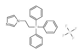 tetrafluoro-l4-borane, (2-(1H-imidazol-1-yl)ethyl)triphenylphosphonium salt结构式