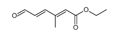 5-Formyl-3-methyl-pentadien-(2.4)-saeure-(1)结构式