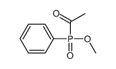 1-[methoxy(phenyl)phosphoryl]ethanone Structure