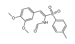 (E)-N-(2-(3,4-dimethoxyphenyl)-1-tosylvinyl)formamide结构式