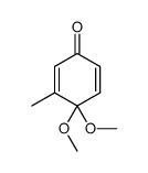 4,4-dimethoxy-3-methylcyclohexa-2,5-dien-1-one Structure