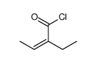 2-ethylbut-2-enoyl chloride结构式